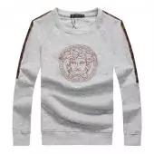 pull versace homme 2020 sweat embroidery medusa gray